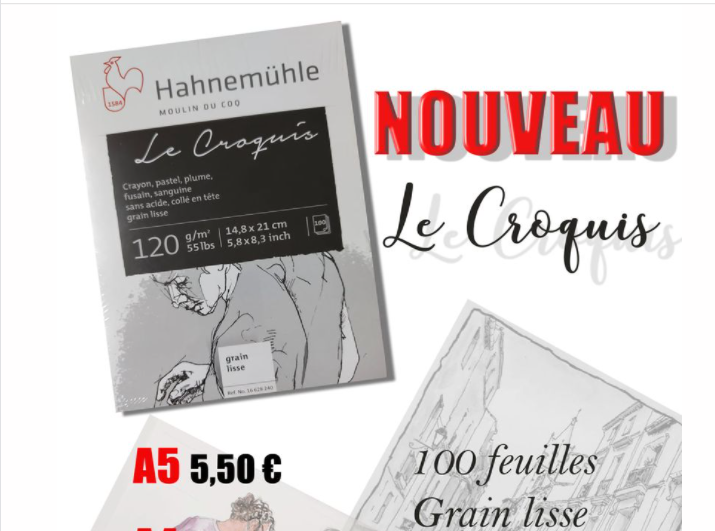 Les Carnets de Croquis format A4 – Boutique Nîmes